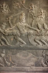 Sculpture du Ramayana, Siem Reap, Cambodge