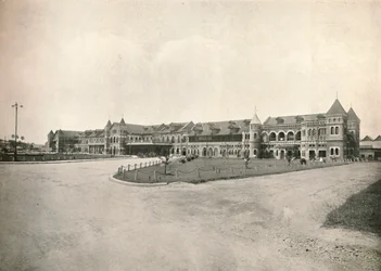 Gare de Rangoon, 1900