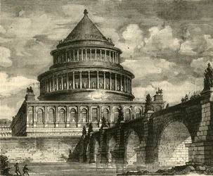 Reconstruction du Mausolée d