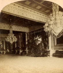 Salle de réception, Maison Blanche, Washington, vers 1900