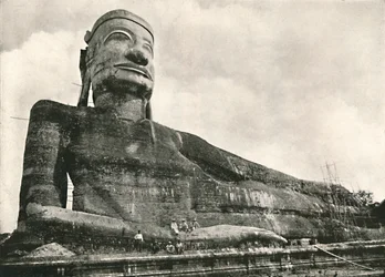 Bouddha allongé, Wingaba, Rangoon
