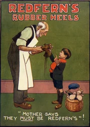 Talons en caoutchouc de Redfern, années 1910