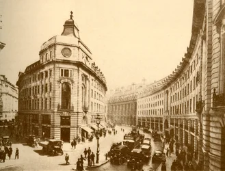 Regent Street reconstruite, vers 1930