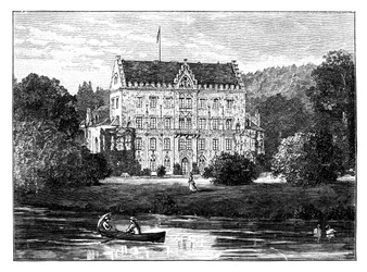 Reinhardsbrunn, près de Gotha, Allemagne