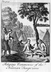 Cérémonies religieuses des Tunguzians Nisovian, vers 1748