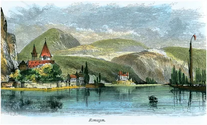 Remagen, Allemagne, vers 1875