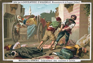 Enlèvement des victimes à Galata, 1895