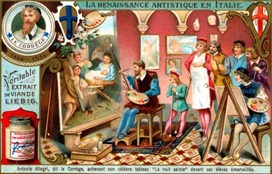 Art de la Renaissance en Italie : Antonio Allegri, c1900