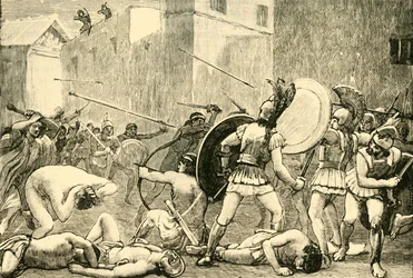 Repousse de Pyrrhus de Sparte