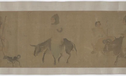 Retour à la maison après la récolte, dynastie Yuan ou Ming, XIVe-XVe siècle
