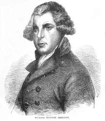 Richard Brinsley Sheridan, dramaturge, poète et politicien irlandais, c1875 1878