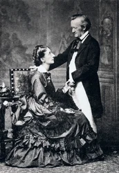 Richard et Cosima Wagner, fin du 19e siècle