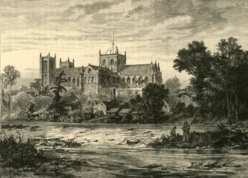 Ripon Minster, depuis le sud-est, 1898