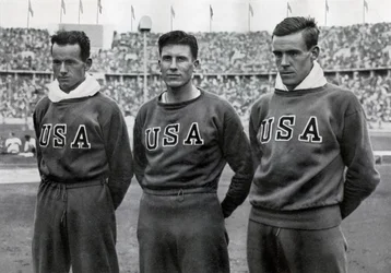 Robert Clark, Glenn Morris, John Parker, décathloniens américains, Jeux olympiques de Berlin