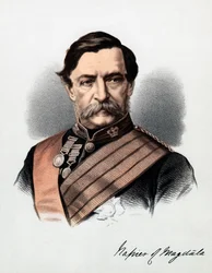 Robert Cornelius Napier, 1er baron Napier de Magdala, soldat britannique, vers 1880