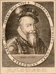 Robert Dudley, 1er comte de Leicester 1532-1588, noble anglais, 1889