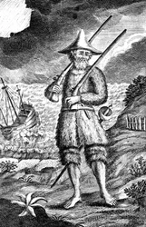 Robinson Crusoé, vers 1719