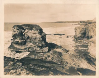 Rochers à Porth - Newquay, 1927