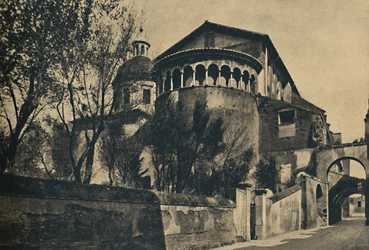 Roma - Clivus Scauri et abside de l