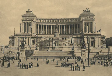 Rome - Piazza di Venezia. Monument à Victor Emmanuel II