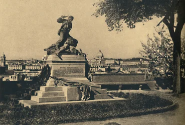 Rome - Colline du Pincio, 1910