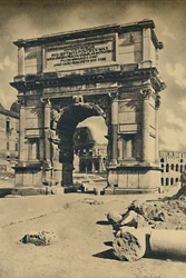 Rome - Forum romain - Arc de Titus, 1910