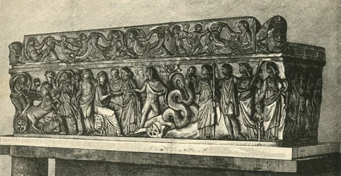 Sarcophage romain, 1890