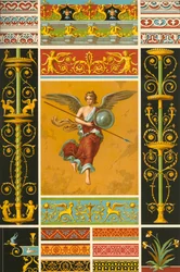 Peinture murale romaine et bas-reliefs polychromes, 1898