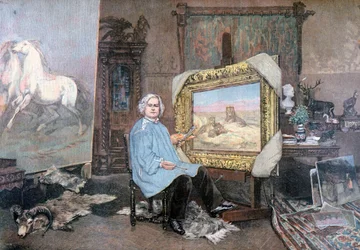 Rosa Bonheur dans son atelier, 1893