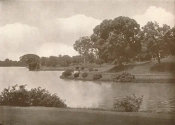 Lacs royaux, Rangoon, 1900