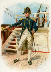 Capitaine de vaisseau de la Royal Navy, 18e siècle vers 1890-1893