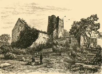 Ruines près de Rathmullen, 1898