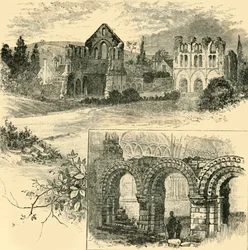 Ruines du Prieuré de Wenlock, 1898