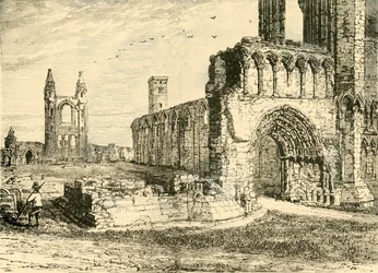 Ruines de la cathédrale, St. Andrews, 1890