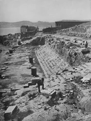 Ruines du Grand Temple des Mystères à Éleusis, 1913