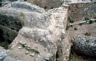 Ruines de la ville grecque préhistorique de Mycènes