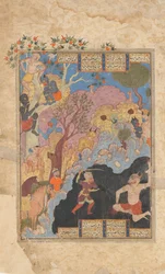 Rustam tue le Div blanc, Folio d