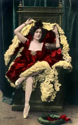 Saharet 1879-1942, artiste de music-hall australien, début du 20ème siècle