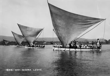 Voiliers, Sierra Leone, 20ème siècle