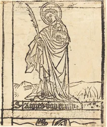 Sainte Agnès [verso]