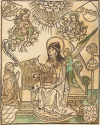 Sainte Brigitte, vers 1480
