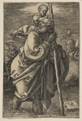 Saint Christophe tourné vers la gauche