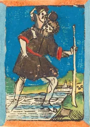Saint Christophe, vers 1480