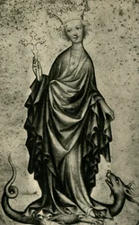 Sainte Marguerite, début du XVe siècle, 1943