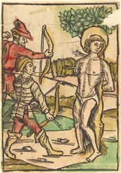 Saint Sébastien, vers 1490