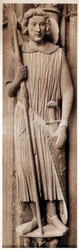 Saint Théodore, cathédrale de Chartres, France, 13ème siècle
