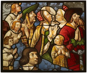 Saints et adorateurs en adoration, France, 151015