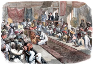 Vente à Calcutta de précieux cadeaux gouvernementaux et de bijoux de Lucknow, 1860