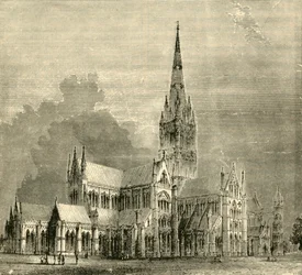 Cathédrale de Salisbury, 1890