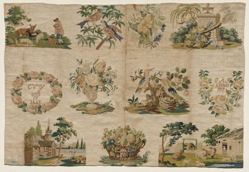 Fragment de sampler, 1819
